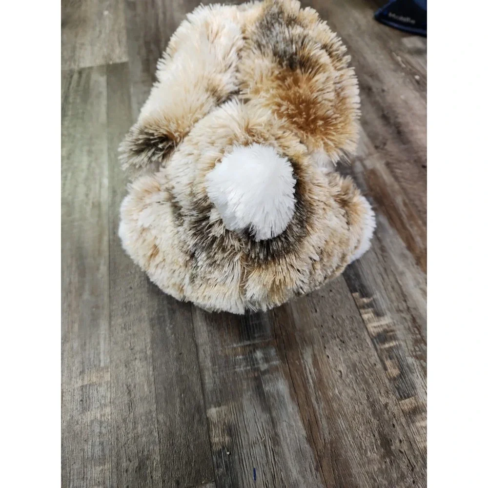 Dan dee‎ brown multi-color rabbit.bunny plush stuffed animal 14 long